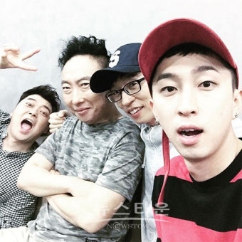 '해피투게더' 슬리피, 전현무·박명수·유재석과 다정샷 '기대감 UP'