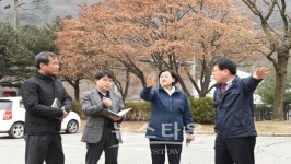 양주시 오현숙 부시장, 장흥국민관광지 르네상스 추진을 위한 현장 점검