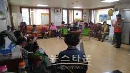 강동구치매지원센터, 경로당 어르신 집중 치매예방캠페인 시행