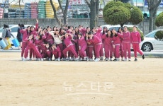 원주 상지여중고 화사한 교정풍경