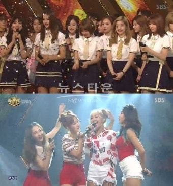 씨스타, '인기가요'서 트와이스 소감으로 언급 