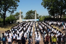 아산고등학교, 평화통일기원 걷기대회 개최