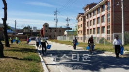 포천시 이동면노인회, 환경정화활동에 구슬땀 흘려