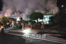 서천소방서, 식당화재 진화 완료