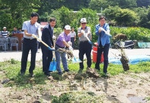 원주시 신림면, 게이트볼장 기공식 개최