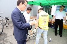 한규호 횡성군수, 청일면 이동 군수실 운영