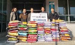 원주시 반곡관설동 바다회명가 해원(대표 배호석) 쌀 1,000Kg 기증