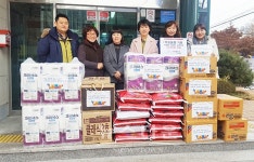 원주세브란스기독병원노조 어려운 이웃에 후원물품 기증