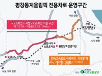 평창동계올림픽 기간 중 올림픽 전용차로 운영된다