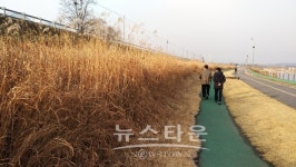 구리시 왕숙천상류 둔치, 시민을 위한 잔디광장으로 변모   주변 도시미관 개선과 공공복리 증진에 이바지하는 전천후 문화공간
