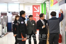 이종하 계룡소방서장, 대형화재취약대상 지도 방문