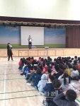 연천署, 전곡초등학교 방문 엄마손 캠페인 및 교통안전교육 실시