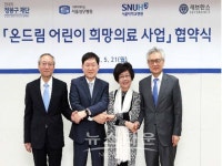 현대차정몽구 재단, 온드림 어린이 희망의료 사업협약 체결