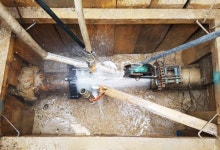 안동시, 맑은 물 공급위해 오래된 상수도관 내부 세척에 나선다.