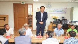 의정부시, 이성인부시장 안말경로당 무더위쉼터 점검