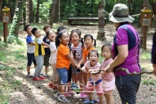 인제 갯골 유아체험숲 학습현장