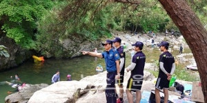 횡성경찰서 병지방계곡 「특별탄력순찰대」 운영