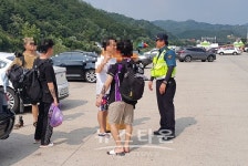 횡성경찰서 횡성지구대, 물놀이 안전사고예방 순찰활동 전개