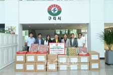 구리시, 저소득 독거노인에게 원적외선 전기찜질기 전달
