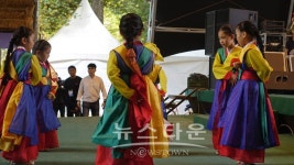 남이섬 하동의 날, 풍물패 거리퍼레이드 신명나네