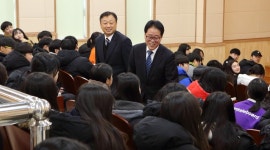 최상기 인제군수, 인제고등학교 특강