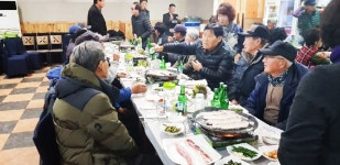 원주시 판부면 서곡3리 노인회 송년회