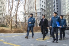 김상돈 의왕시장, 입주 앞둔 장안지구 현장 방문