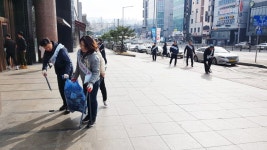 원주시 단계동 행정복지센터 새봄맞이 환경정화 활동 실시