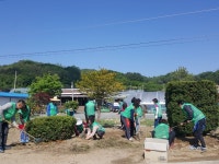 횡성군새마을회, 소공원조성 환경개선사업 진행
