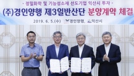 익산시, ㈜경인양행, 익산 제3산단 분양계약 체결