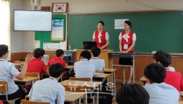 아산중학교, 2019 직업인 멘토의 날 운영