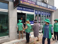 원주시 문막읍 새마을회 원문로 꽃길 조성