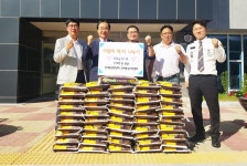 원주시 단계동 청장년회·상가 번영회 백미 51포 후원