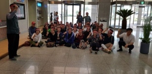 안양시 안양역사 앞 현대코아상가 수분양피해자, 안양시청 항의 방문