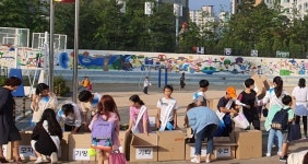 의왕내동초등학교, 이웃돕기 헌 옷 기부 행사