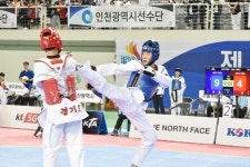 울산스포츠과학고 이상렬 전국체전 태권도 남고부 -68㎏급 금빛발차기