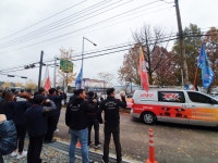 한국연합건설노동조합 강원지부, 강원지역 건설 노동자 생존권사수 연대집회 개최