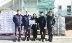 만도노동조합 원주시지부, 백미 150포 및 라면 150박스 전달