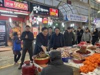 정장선 평택시장, 설맞이 전통시장 활성화 행보