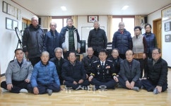 문흥식 청양경찰서장, 지역경찰관서 및 10개 읍·면 노인회관 방문