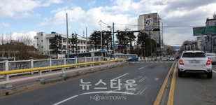 진주시, 상습 교통체증 해소 진양교 차로 개량공사 시행