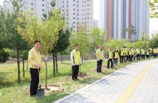 의정부시 송산권역, 희망나무 심기 운동 적극 추진