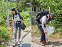 5일 환경의 날 맞아 치악산 둘레길 3코스 수레너미제에서 We Care 캠페인