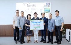 케이엠에이시스(주), 코로나19 예방 위해 마스크 1만 장 안성시 기탁