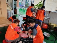 진주시 지역사회보장협의체, 내동면 양옥마을 이재민 위로