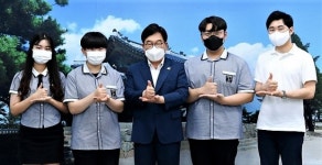 경기도 광주시 태전고등학교, 덕분에 챌린지 동참...감사 편지와 배지 전달