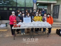 의정부시 송산2동적십자봉사회, 독거노인에게 삼계탕 전달