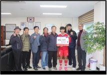 횡성군 갑사모, 갑천고 축구부 후원금 기탁