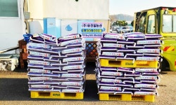 유진일농산 문막읍에 연탄 4,000장 및 백미 200포 기탁