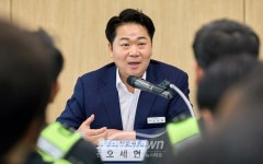 오세현 아산시장, 탕정 한들물빛도시 7개 아파트 소통 간담회 개최